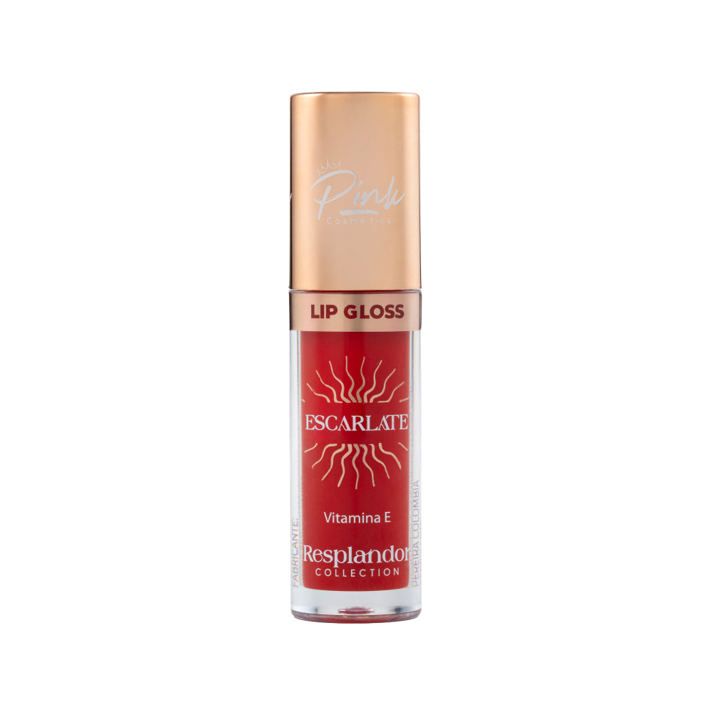 Lip Gloss Escarlate Con Vitamina E