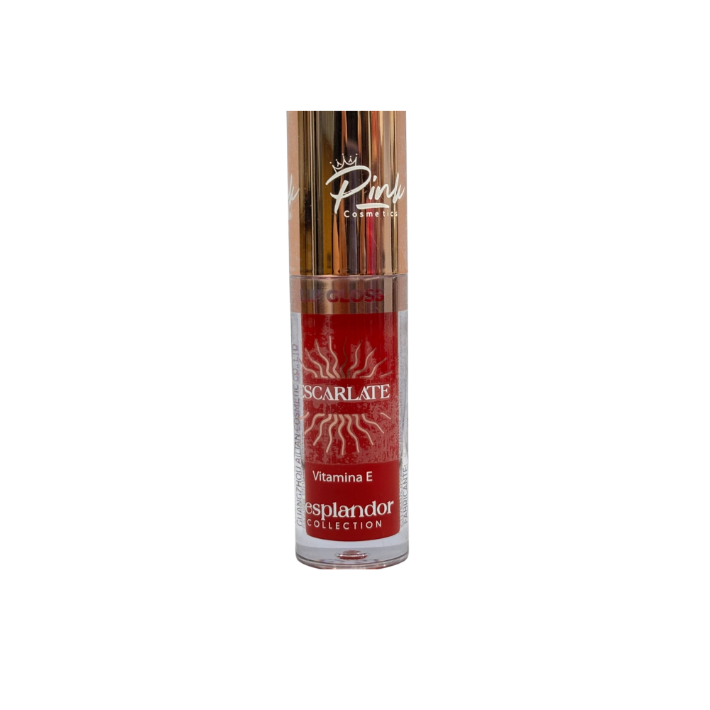 Lip Gloss Escarlate Con Vitamina E