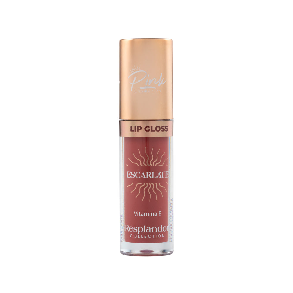 Lip Gloss Escarlate Con Vitamina E